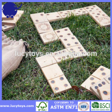 Giant wooden dominoes for big fun